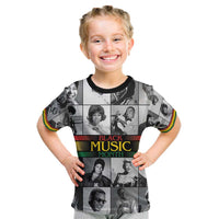 African-American Black Music Month Kid T Shirt Legends Tribute