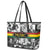 African-American Black Music Month Leather Tote Bag Legends Tribute