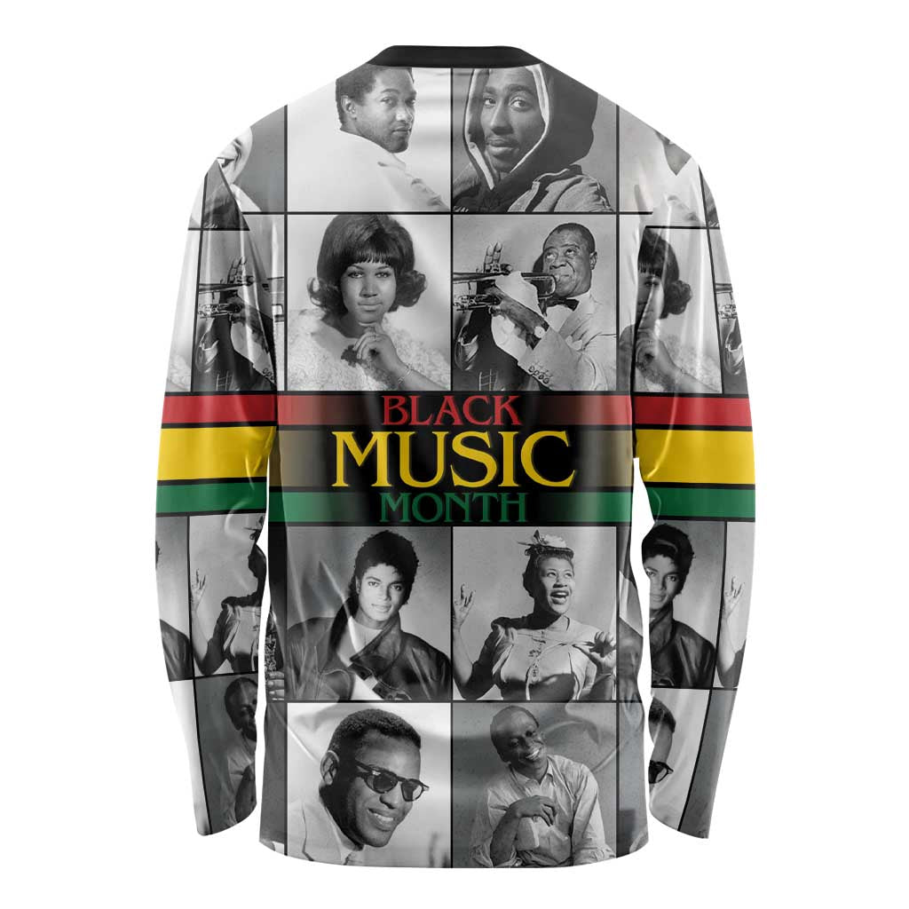 African-American Black Music Month Long Sleeve Shirt Legends Tribute