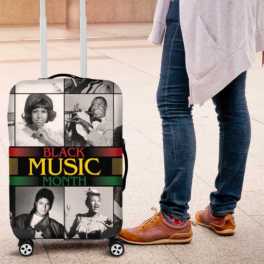 African-American Black Music Month Luggage Cover Legends Tribute