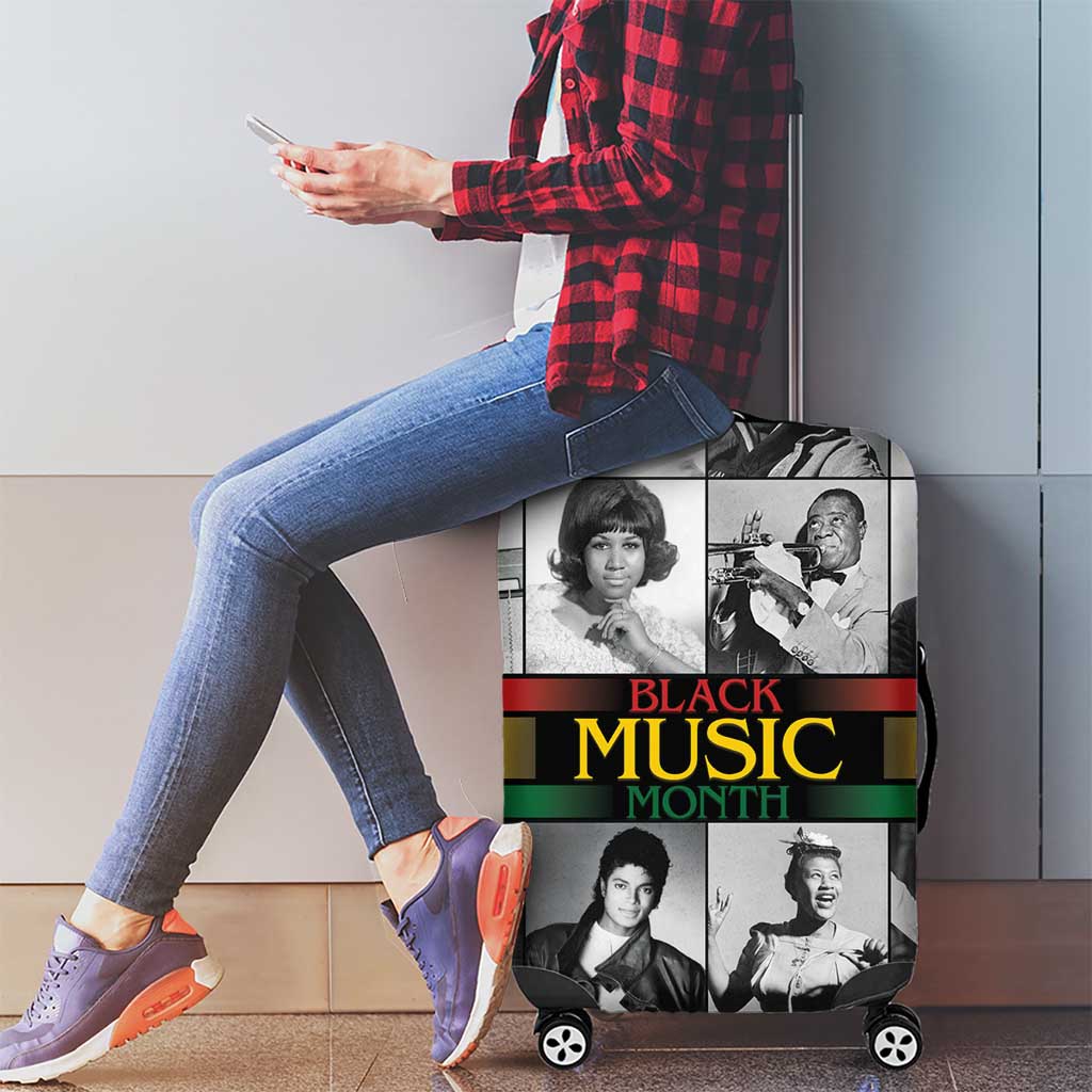 African-American Black Music Month Luggage Cover Legends Tribute