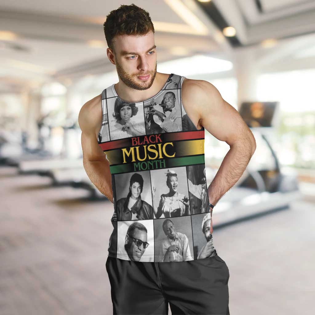 African-American Black Music Month Men Tank Top Legends Tribute