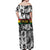 African-American Black Music Month Off Shoulder Maxi Dress Legends Tribute