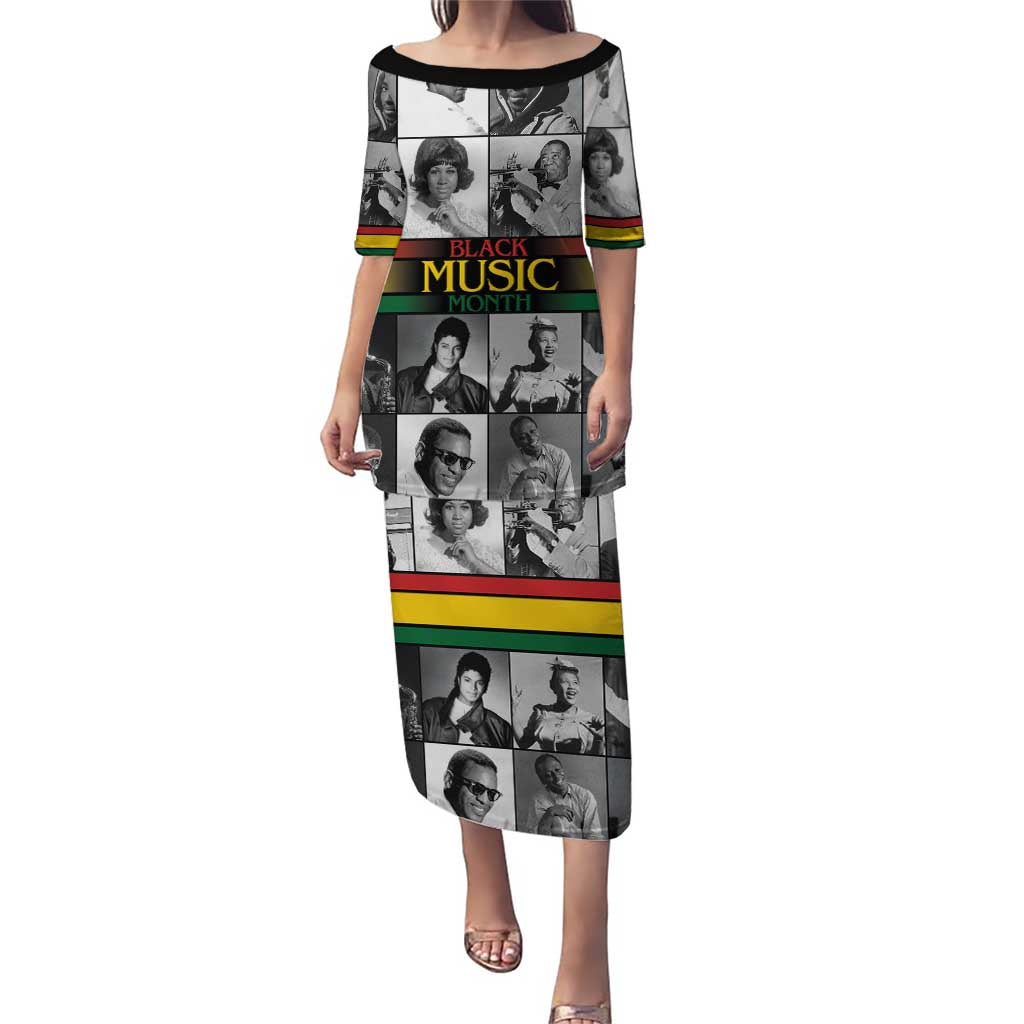 African-American Black Music Month Puletasi Legends Tribute