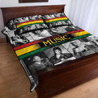 African-American Black Music Month Quilt Bed Set Legends Tribute