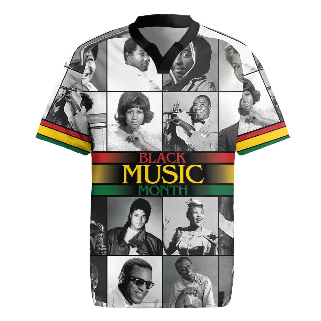African-American Black Music Month Rugby Jersey Legends Tribute