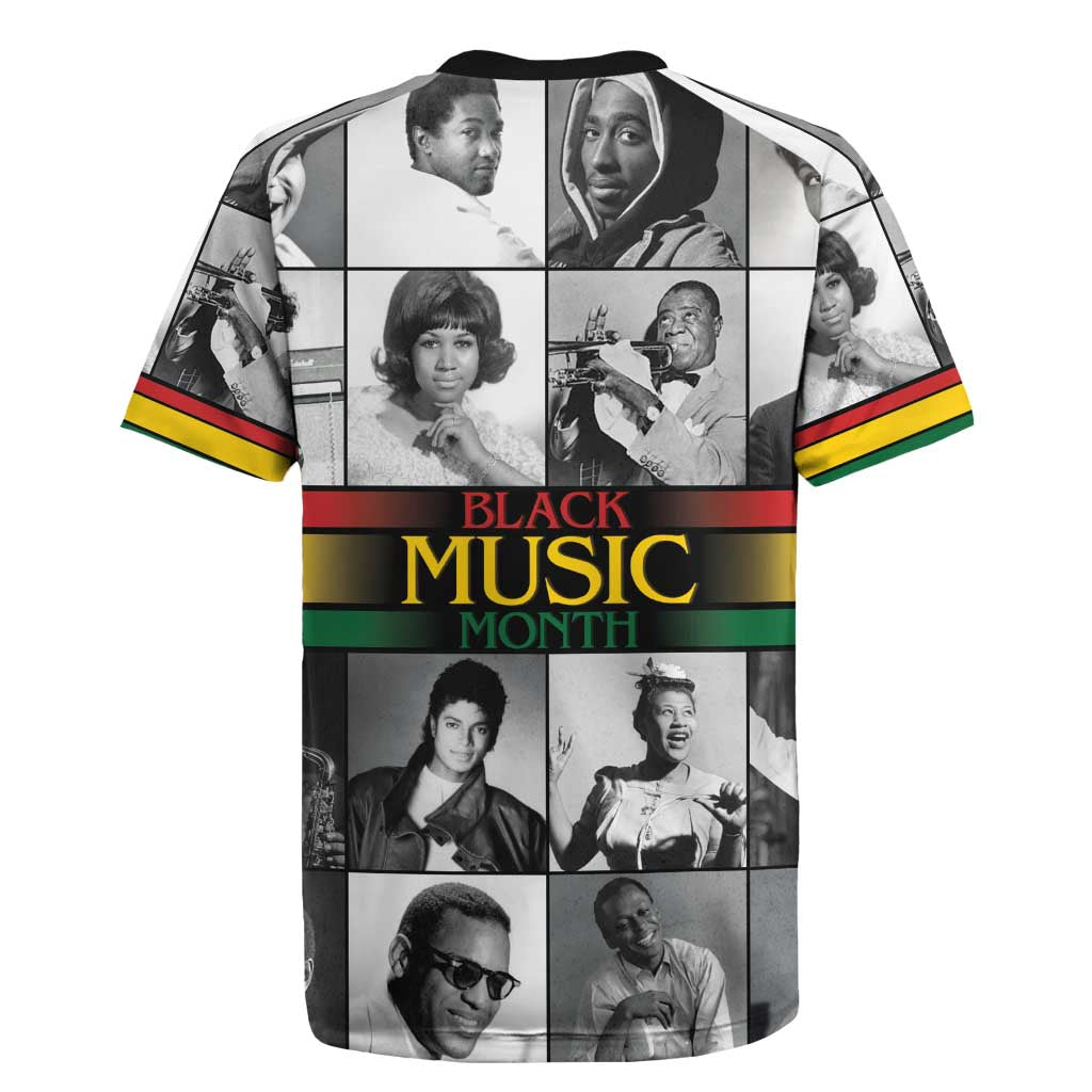 African-American Black Music Month Rugby Jersey Legends Tribute