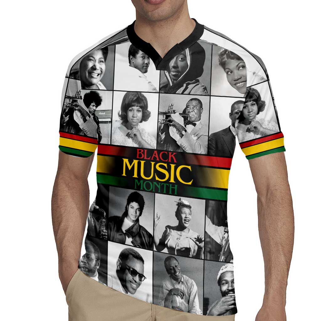 African-American Black Music Month Rugby Jersey Legends Tribute