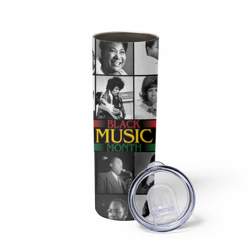 African-American Black Music Month Skinny Tumbler Legends Tribute