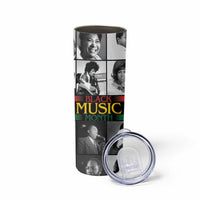 African-American Black Music Month Skinny Tumbler Legends Tribute