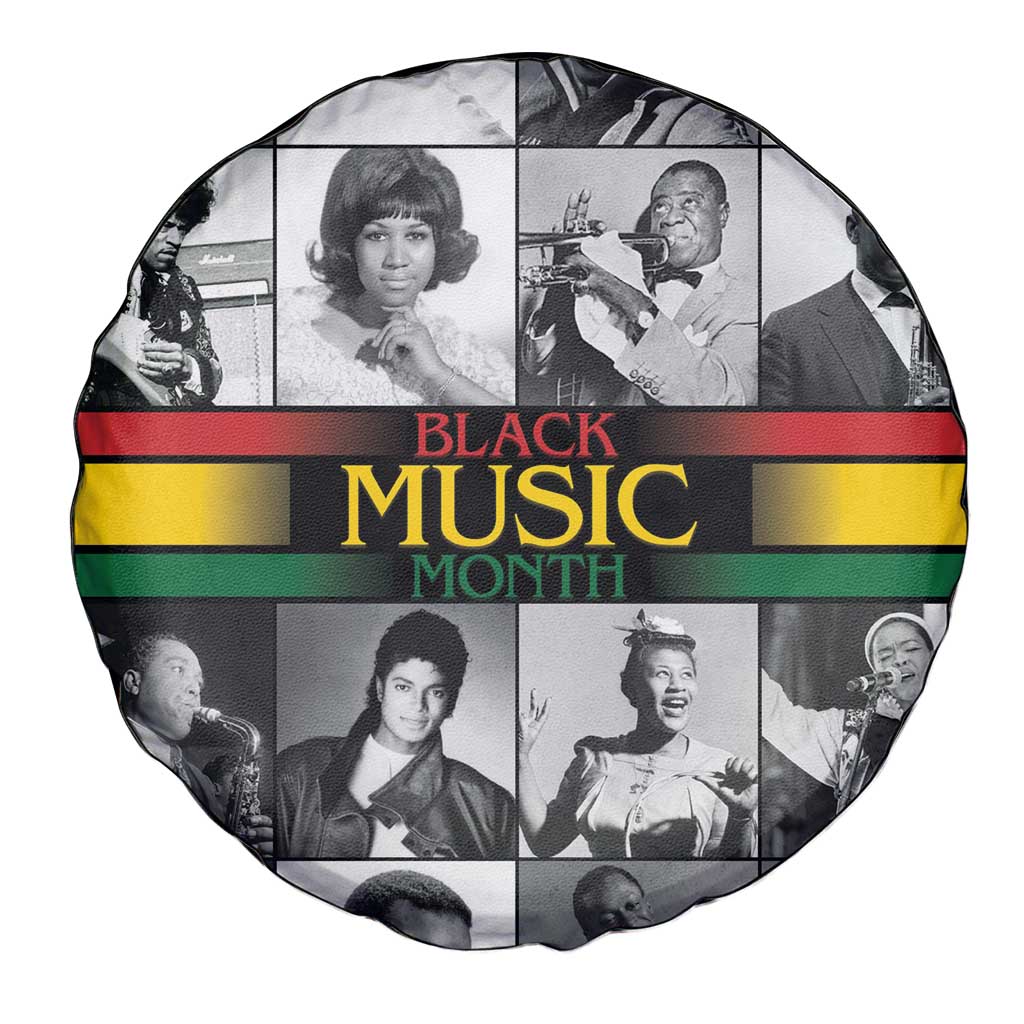 African-American Black Music Month Spare Tire Cover Legends Tribute