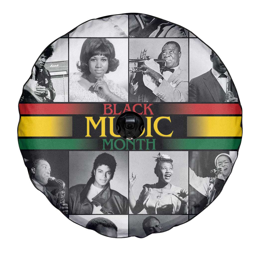African-American Black Music Month Spare Tire Cover Legends Tribute