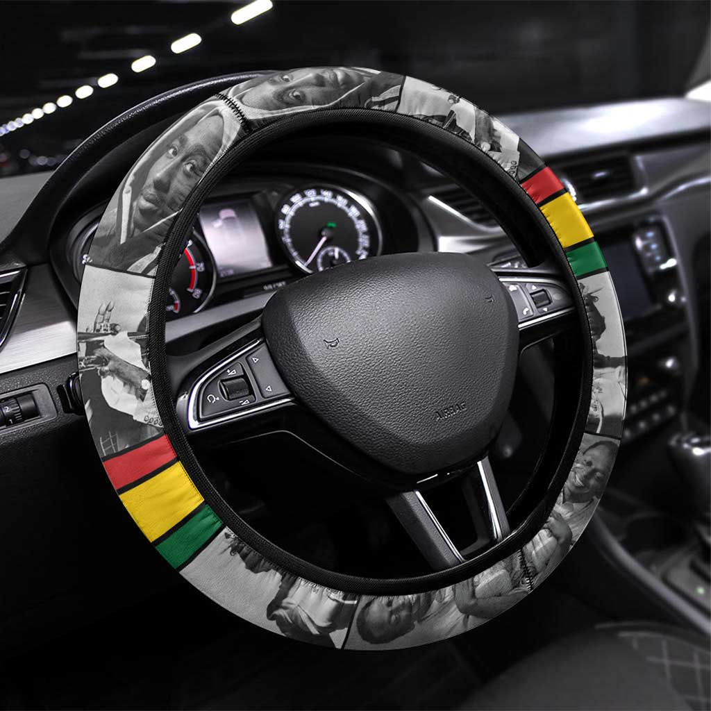 African-American Black Music Month Steering Wheel Cover Legends Tribute