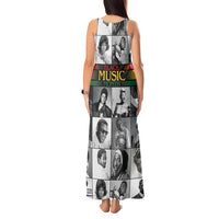 African-American Black Music Month Tank Maxi Dress Legends Tribute