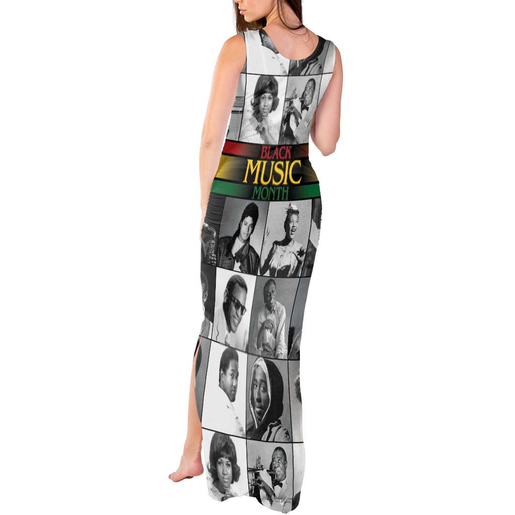 African-American Black Music Month Tank Maxi Dress Legends Tribute