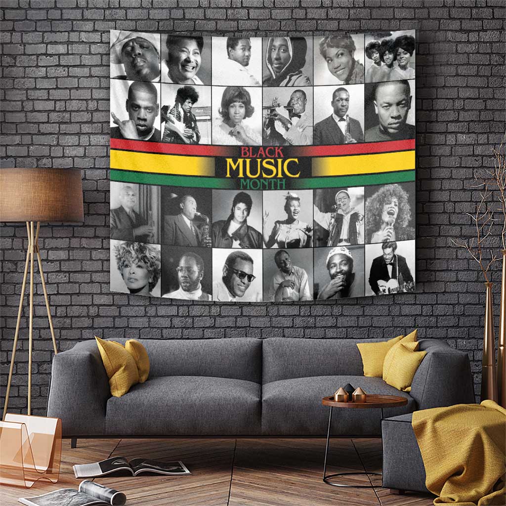 African-American Black Music Month Tapestry Legends Tribute