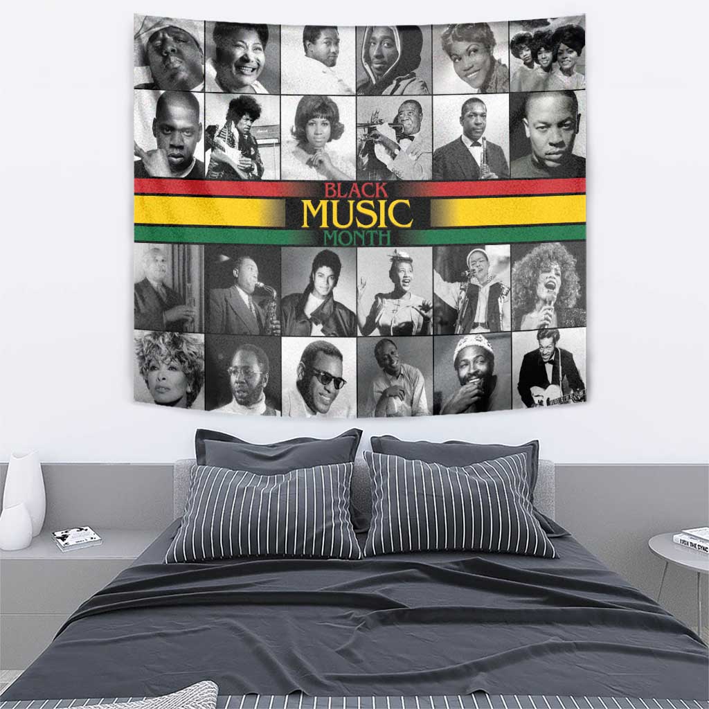 African-American Black Music Month Tapestry Legends Tribute