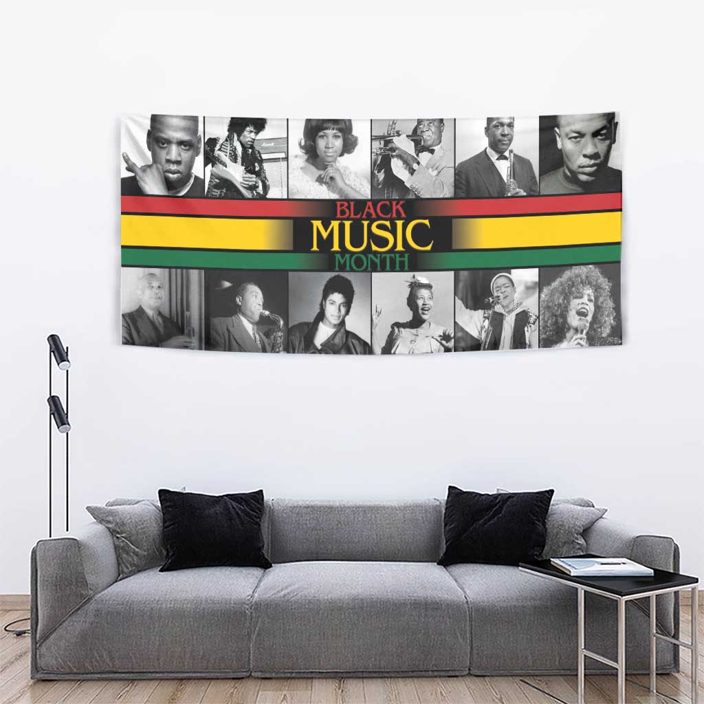 African-American Black Music Month Tapestry Legends Tribute
