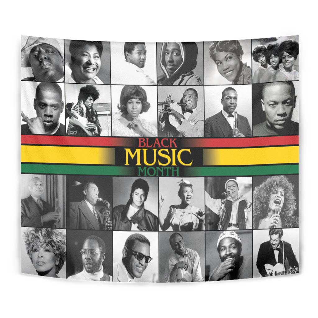African-American Black Music Month Tapestry Legends Tribute