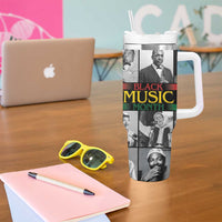 African-American Black Music Month Tumbler With Handle Legends Tribute