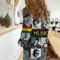 African-American Black Music Month Women Casual Shirt Legends Tribute