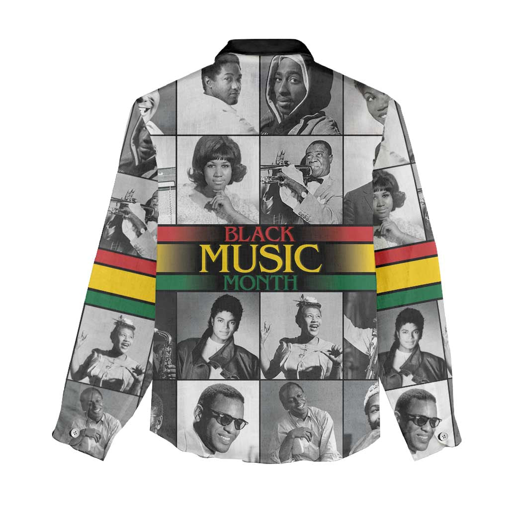 African-American Black Music Month Women Casual Shirt Legends Tribute