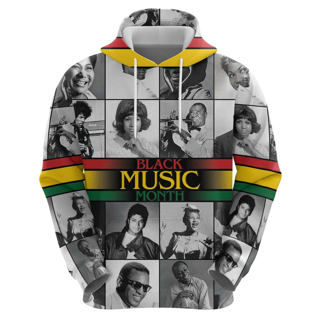 African-American Black Music Month Zip Hoodie Legends Tribute