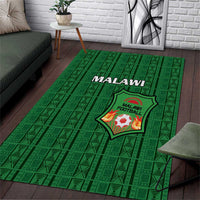 Malawi Football Area Rug Come On Flames - Green - Wonder Print Shop