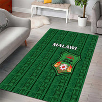 Malawi Football Area Rug Come On Flames - Green - Wonder Print Shop
