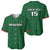 Custom Malawi Football Baseball Jersey Come On Flames - Green - Wonder Print Shop