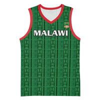 Custom Malawi Football Basketball Jersey Come On Flames - Green - Wonder Print Shop