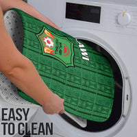 Malawi Football Bathroom Set Come On Flames - Green - Wonder Print Shop