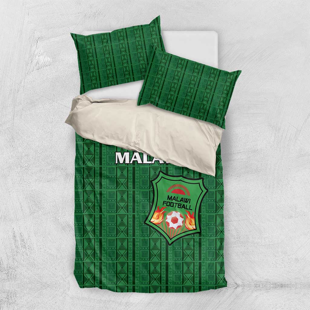 Malawi Football Bedding Set Come On Flames - Green - Wonder Print Shop