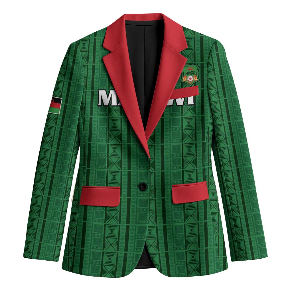 Custom Malawi Football Blazer Come On Flames - Green - Wonder Print Shop