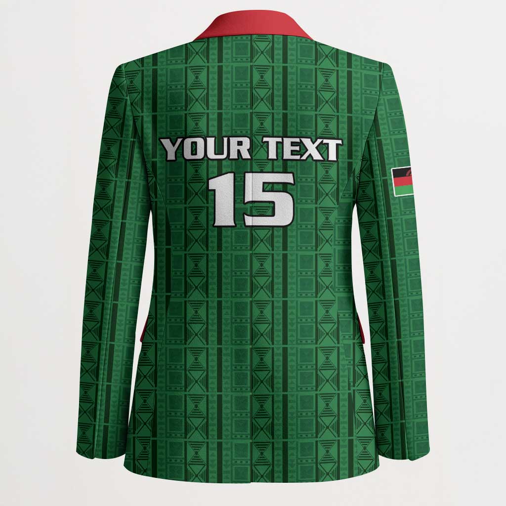 Custom Malawi Football Blazer Come On Flames - Green - Wonder Print Shop