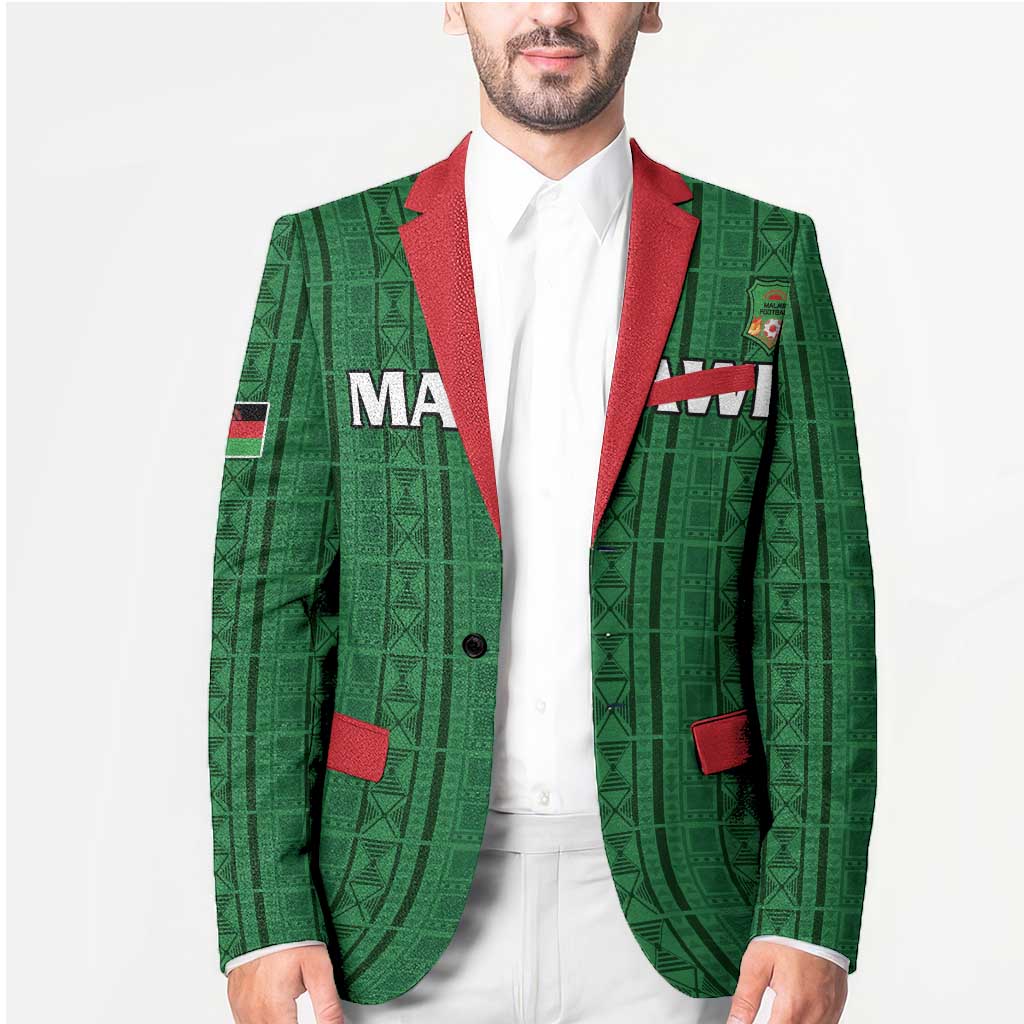 Custom Malawi Football Blazer Come On Flames - Green - Wonder Print Shop