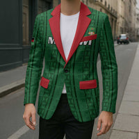 Custom Malawi Football Blazer Come On Flames - Green - Wonder Print Shop