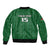 Custom Malawi Football Bomber Jacket Come On Flames - Green - Wonder Print Shop