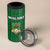 Custom Malawi Football 4 in 1 Can Cooler Tumbler Come On Flames - Green - Wonder Print Shop