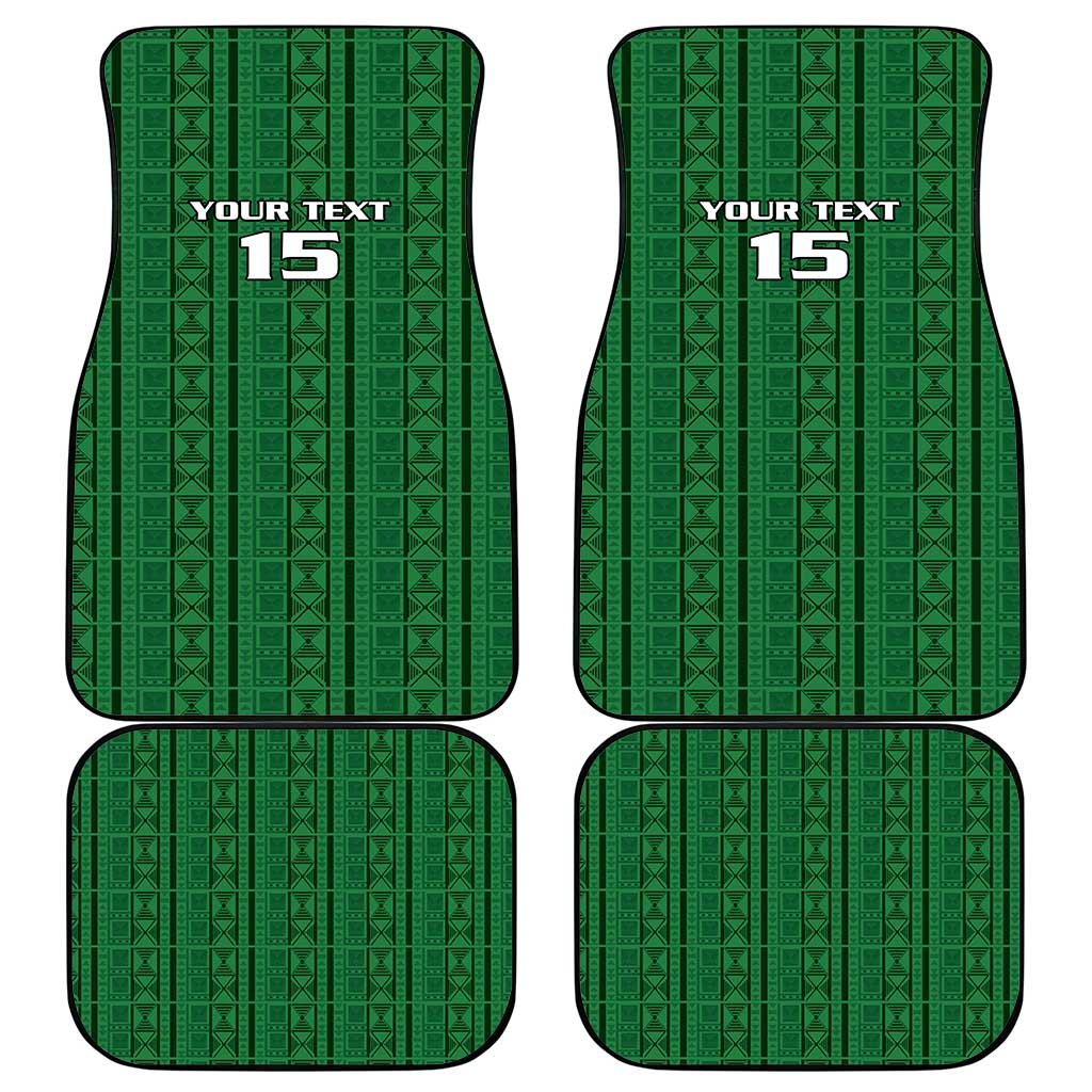 Malawi Football Car Mats Come On Flames - Green - Wonder Print Shop