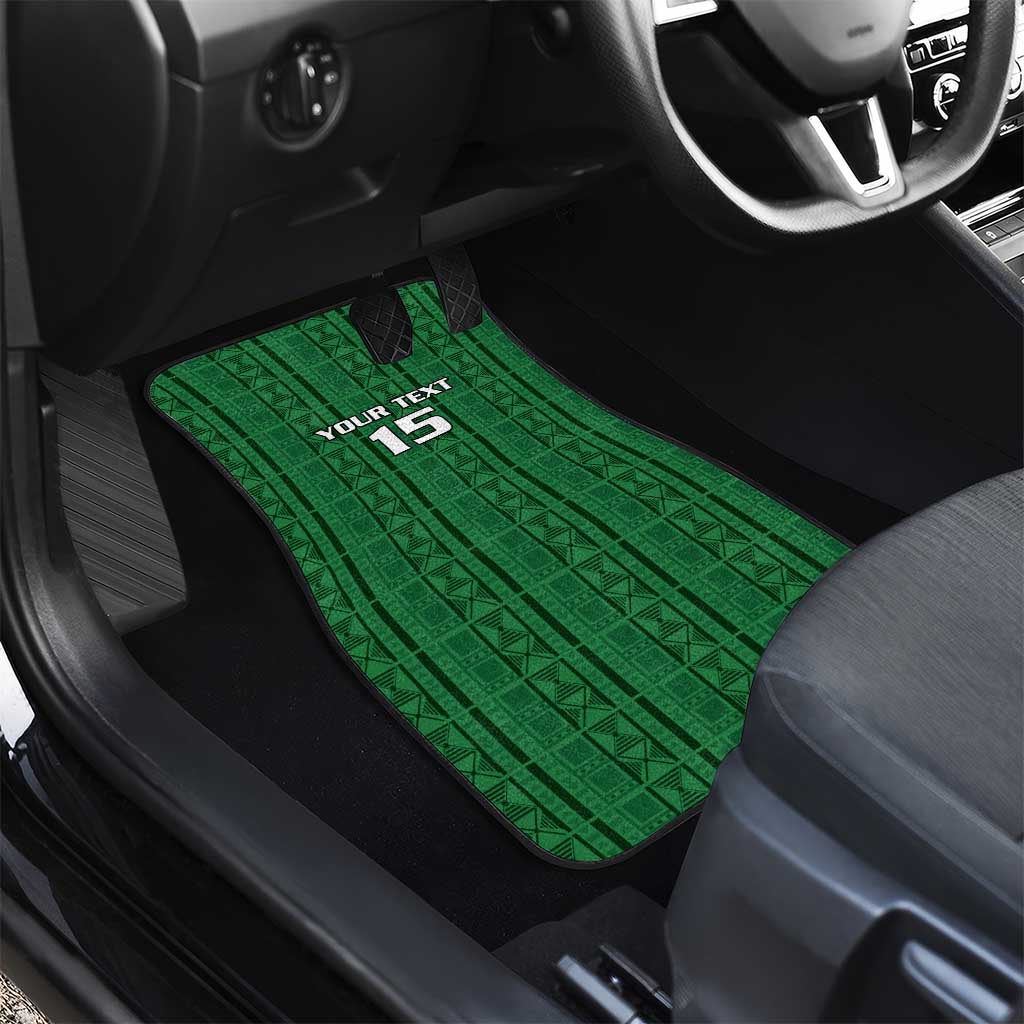 Malawi Football Car Mats Come On Flames - Green - Wonder Print Shop