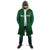 Custom Malawi Football Cloak Come On Flames - Green - Wonder Print Shop