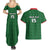 Custom Malawi Football Couples Matching Summer Maxi Dress and Hawaiian Shirt Come On Flames - Green - Wonder Print Shop