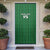 Custom Malawi Football Door Cover Come On Flames - Green - Wonder Print Shop