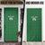 Custom Malawi Football Door Cover Come On Flames - Green - Wonder Print Shop