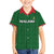 Custom Malawi Football Family Matching Off Shoulder Maxi Dress and Hawaiian Shirt Come On Flames - Green - Wonder Print Shop