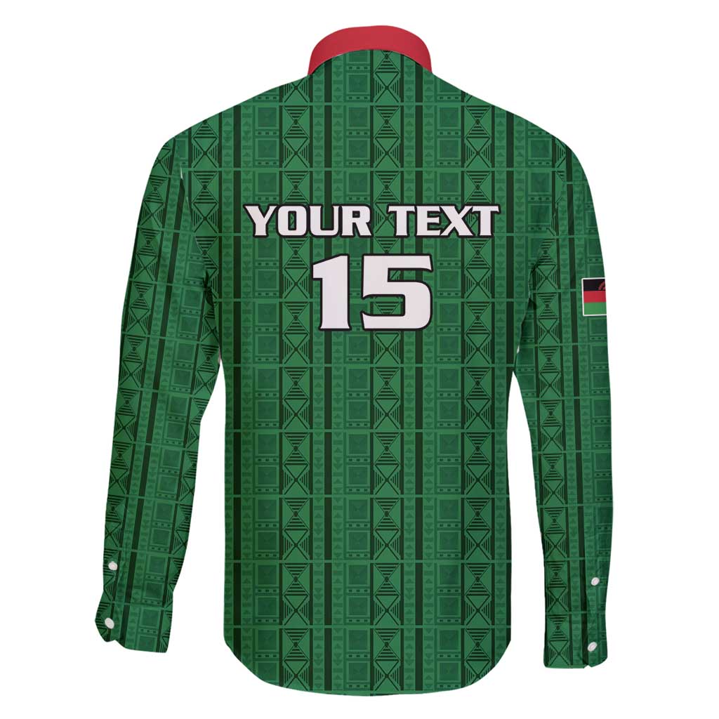 Custom Malawi Football Family Matching Off Shoulder Short Dress and Hawaiian Shirt Come On Flames - Green - Wonder Print Shop