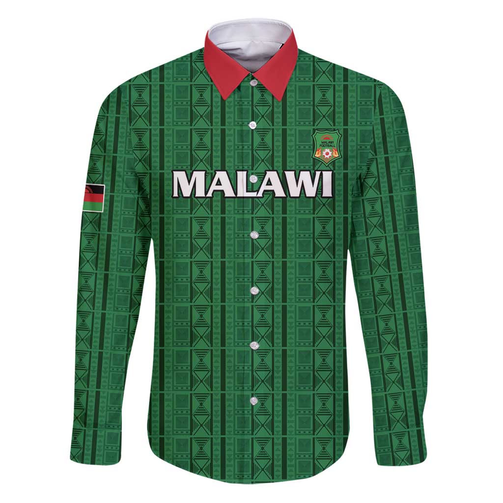 Custom Malawi Football Family Matching Puletasi and Hawaiian Shirt Come On Flames - Green - Wonder Print Shop