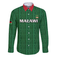 Custom Malawi Football Family Matching Short Sleeve Bodycon Dress and Hawaiian Shirt Come On Flames - Green - Wonder Print Shop