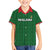 Custom Malawi Football Family Matching Short Sleeve Bodycon Dress and Hawaiian Shirt Come On Flames - Green - Wonder Print Shop